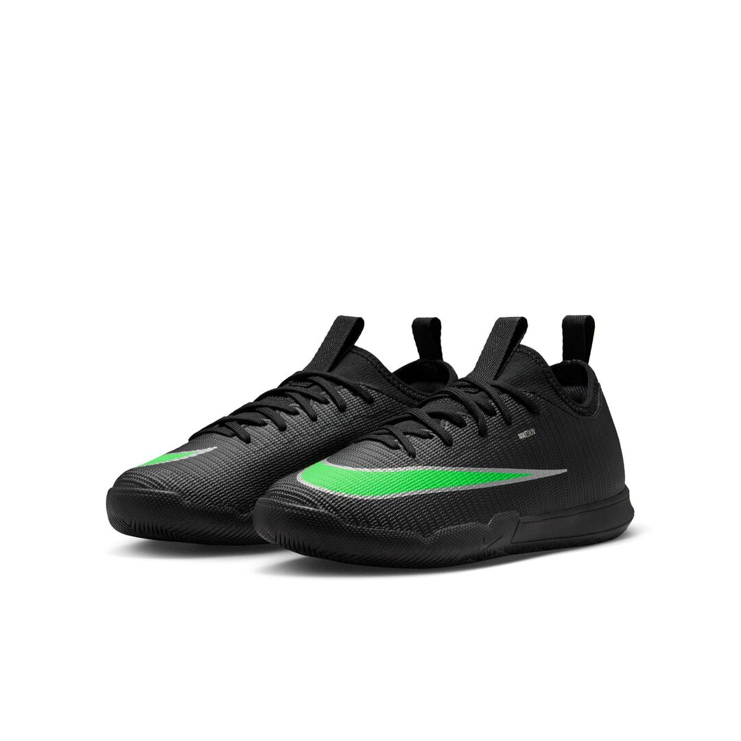 Nike Junior Mercurial Vapor 17 Academy Indoor Soccer Shoes black/green