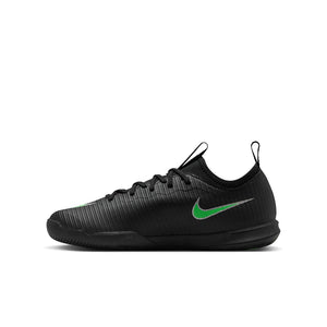 Nike Junior Mercurial Vapor 17 Academy Indoor Soccer Shoes black/green