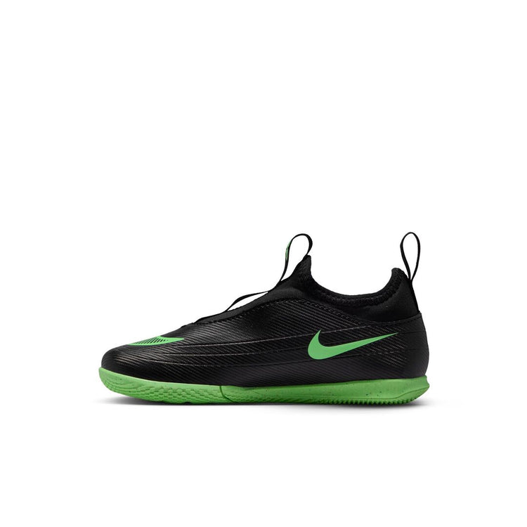 Nike Junior Mercurial Vapor 17 Club Indoor Soccer Shoes black/green