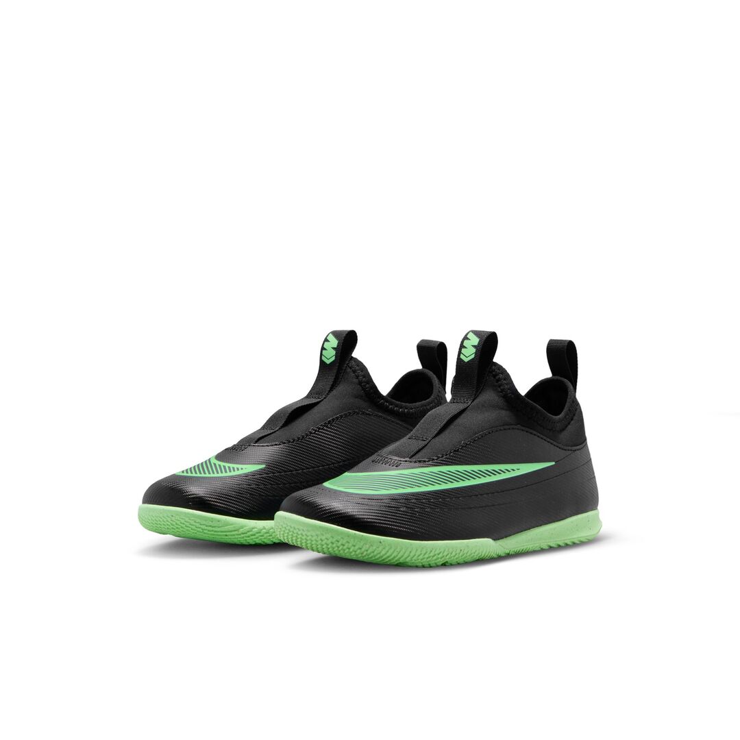 Nike Junior Mercurial Vapor 17 Club Indoor Soccer Shoes black/green