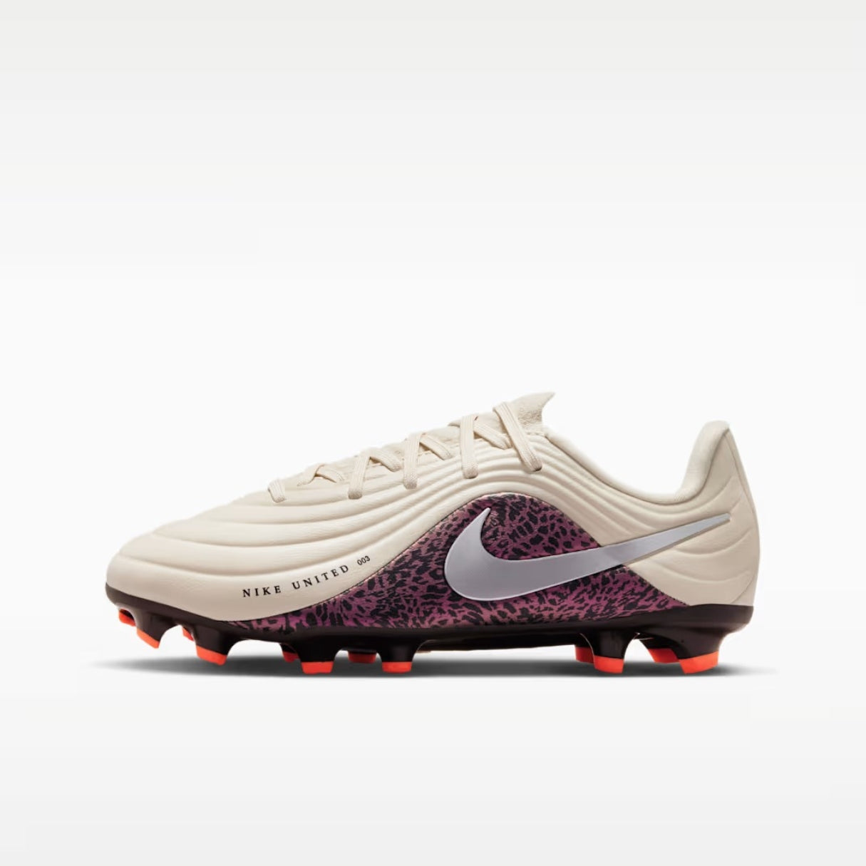 Nike Junior United Tiempo Maestro Academy FG/MG Soccer Cleats beige/purple/silver