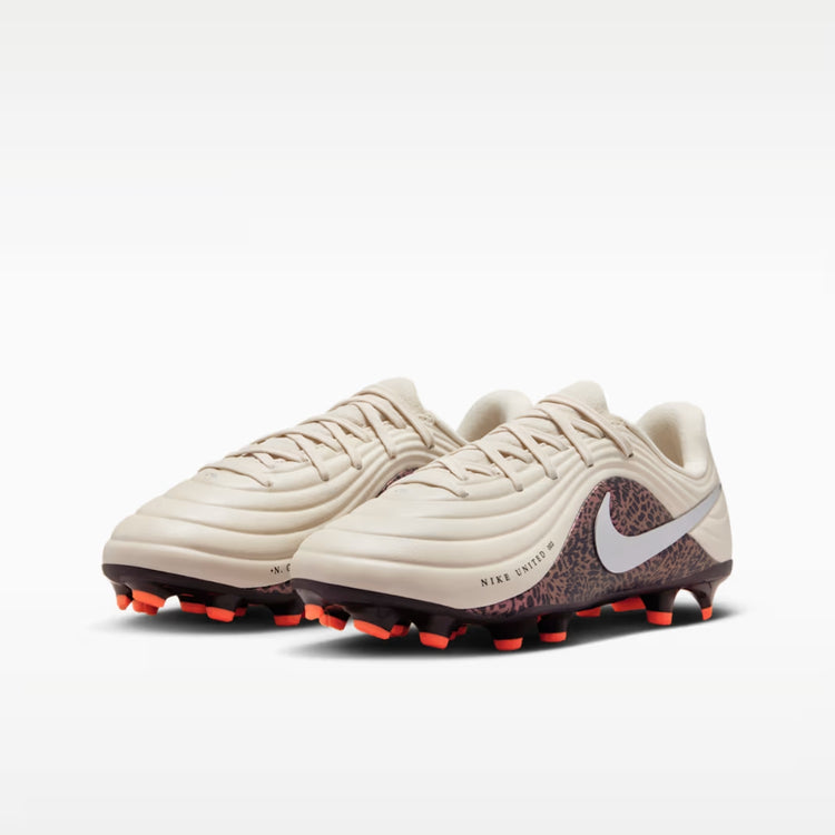 Nike Junior United Tiempo Maestro Academy FG/MG Soccer Cleats beige/purple/silver