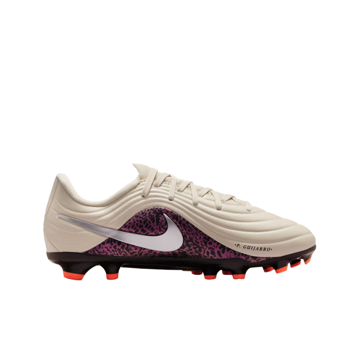 Nike Junior United Tiempo Maestro Academy FG/MG Soccer Cleats beige/purple/silver