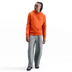 Nike Men's Club Fleece Hoodie Orange
