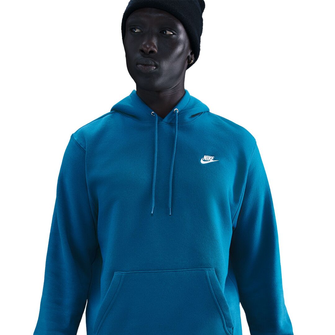 Nike Men's Club Fleece Hoodie Blue