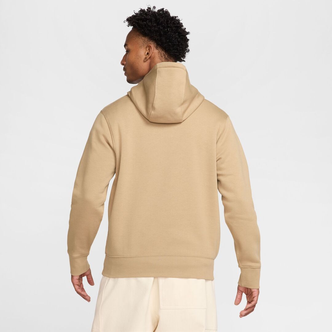 mens nike beige hoodie