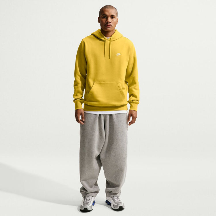 Nike Men's Club Fleece Hoodie saffron yellow