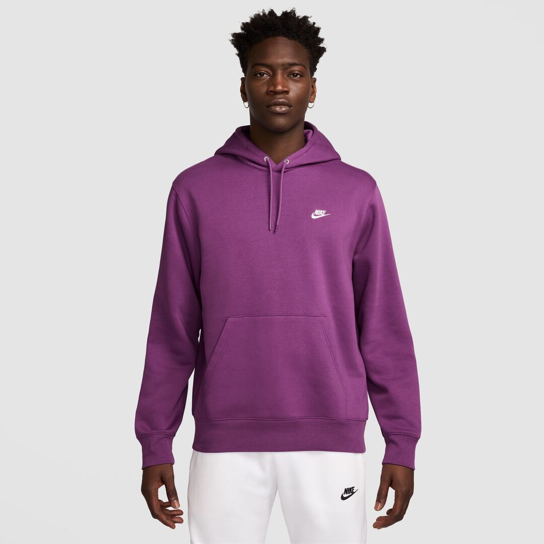 Nike Men's Club Fleece Hoodie viotech purple