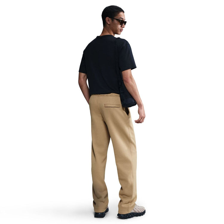 Nike Men's Club Fleece Open Hem Pants Beige