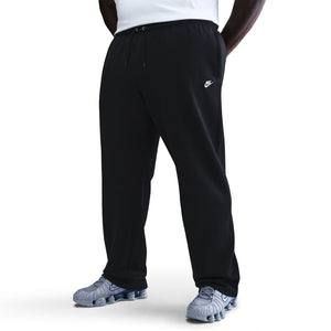 Nike Men's Club Fleece Open Hem Pants black/white