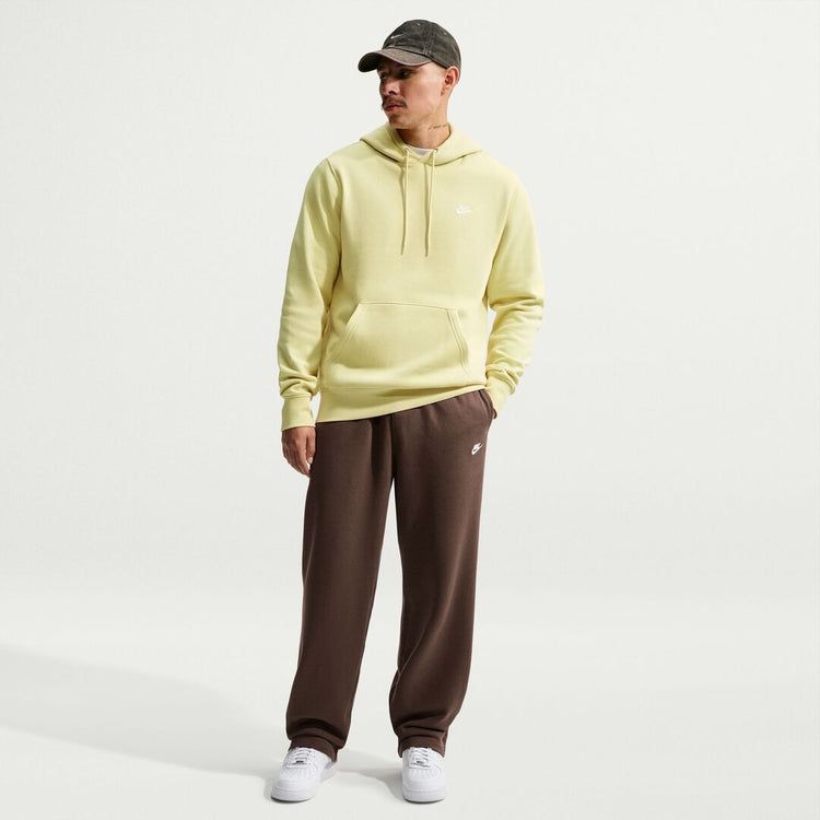 Nike Men's Club Fleece Open Hem Pants brown