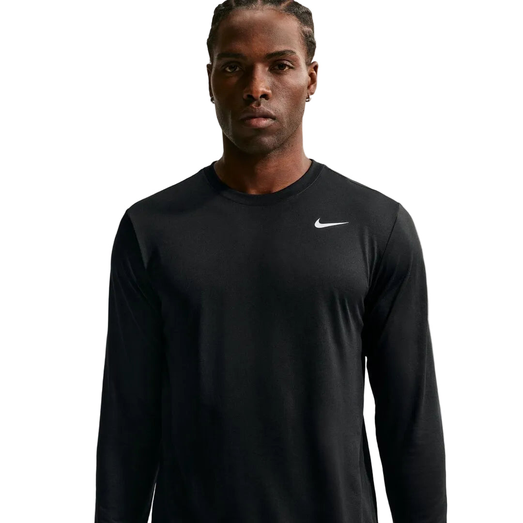 Nike Men's Dri-Fit Legend Long Sleeve Shirt black
