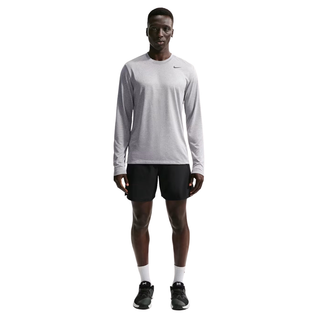 Nike Men's Dri-Fit Legend Long Sleeve Shirt grey