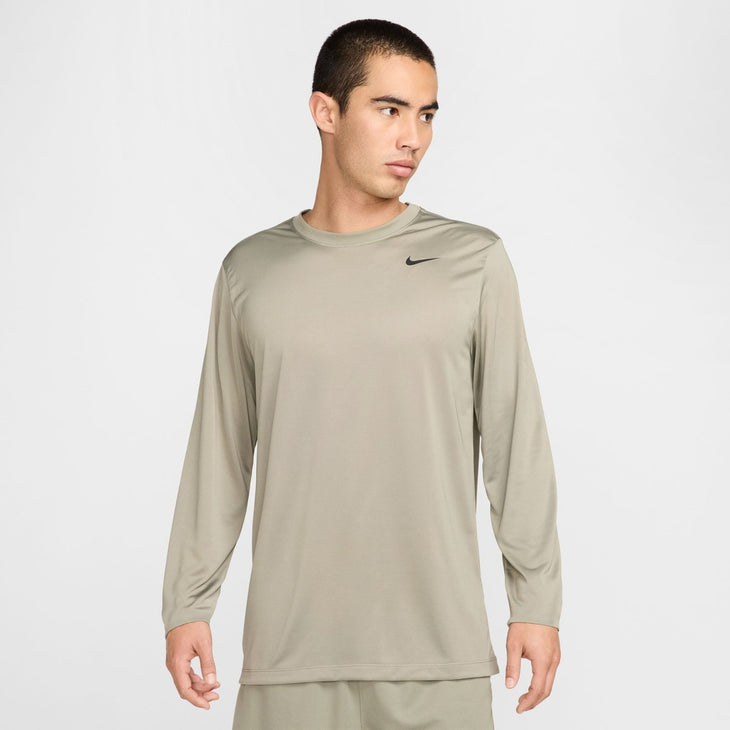 Nike Men's Dri-Fit Legend Long Sleeve Shirt light army tan khaki black