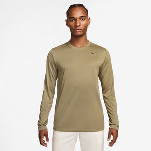 Nike Men's Dri-Fit Legend Long Sleeve Shirt parachute beige gold