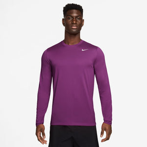 Nike Men's Dri-Fit Legend Long Sleeve Shirt berry/purple