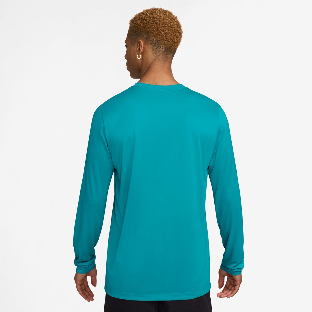 Nike Men's Dri-Fit Legend Long Sleeve Shirt energy green