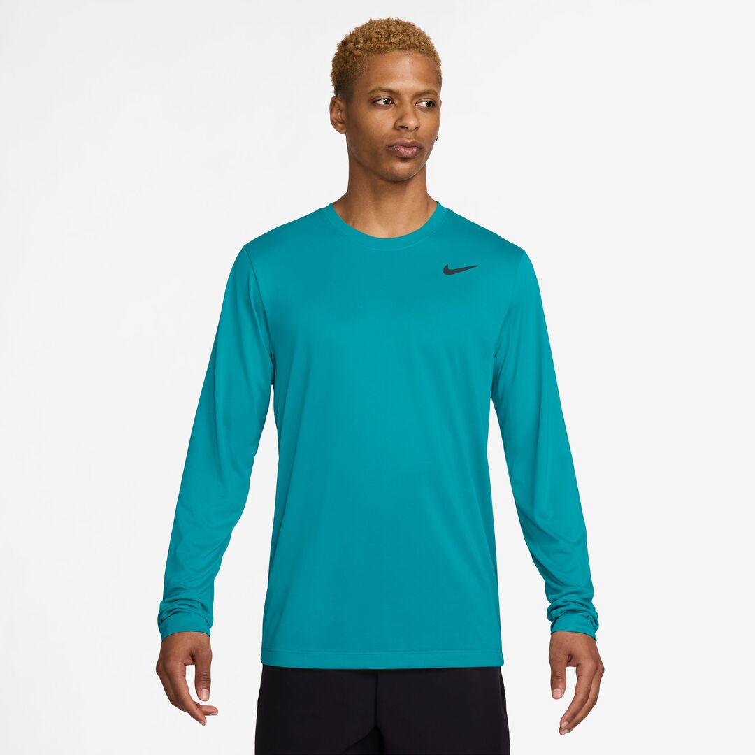 Nike Men's Dri-Fit Legend Long Sleeve Shirt energy green
