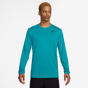 Nike Men's Dri-Fit Legend Long Sleeve Shirt energy green