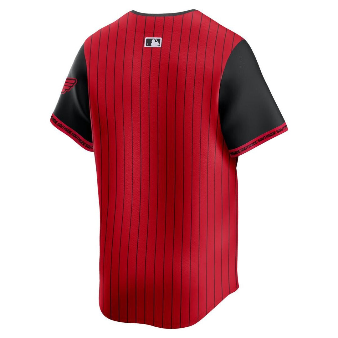 Nike Men's MLB Chicago White Sox City Connect Jersey red black chicago bulls