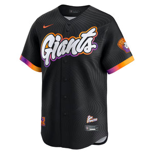 Nike Men's MLB San Francisco Giants City Connect Jersey anthracite black