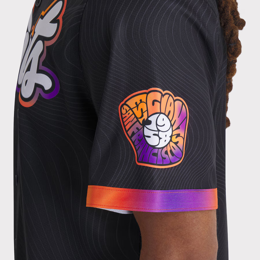 Nike Men's MLB San Francisco Giants City Connect Jersey anthracite black