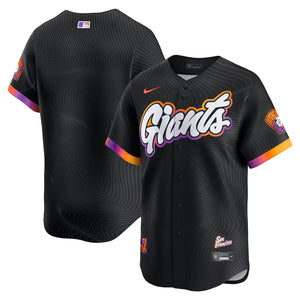 Nike Men's MLB San Francisco Giants City Connect Jersey anthracite black