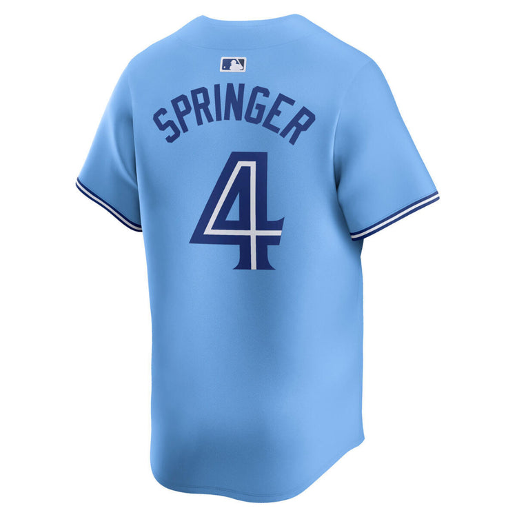 Nike Men's MLB Toronto Blue Jays George Springer Alternate 2 Jersey powder blue