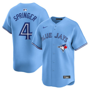 Nike Men's MLB Toronto Blue Jays George Springer Alternate 2 Jersey powder blue