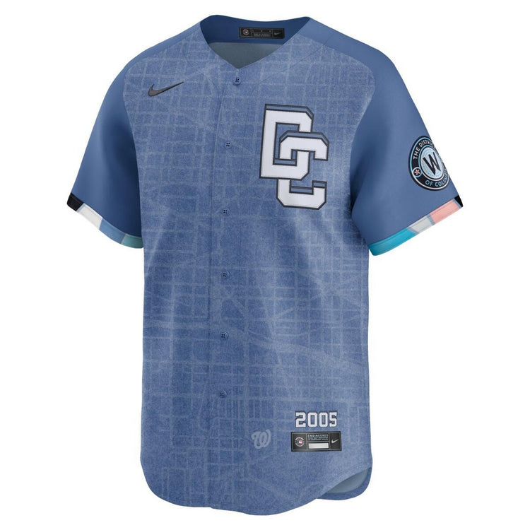 Nike Men's MLB Washington Nationals City Connect Jersey blue