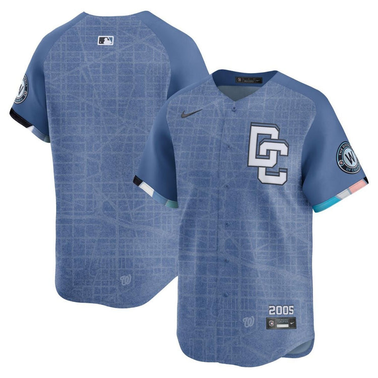 Nike Men's MLB Washington Nationals City Connect Jersey blue