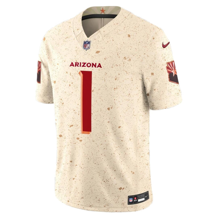 Nike Men's NFL Arizona Cardinals Kyler Murray Limited Rivalries Jersey cream beige