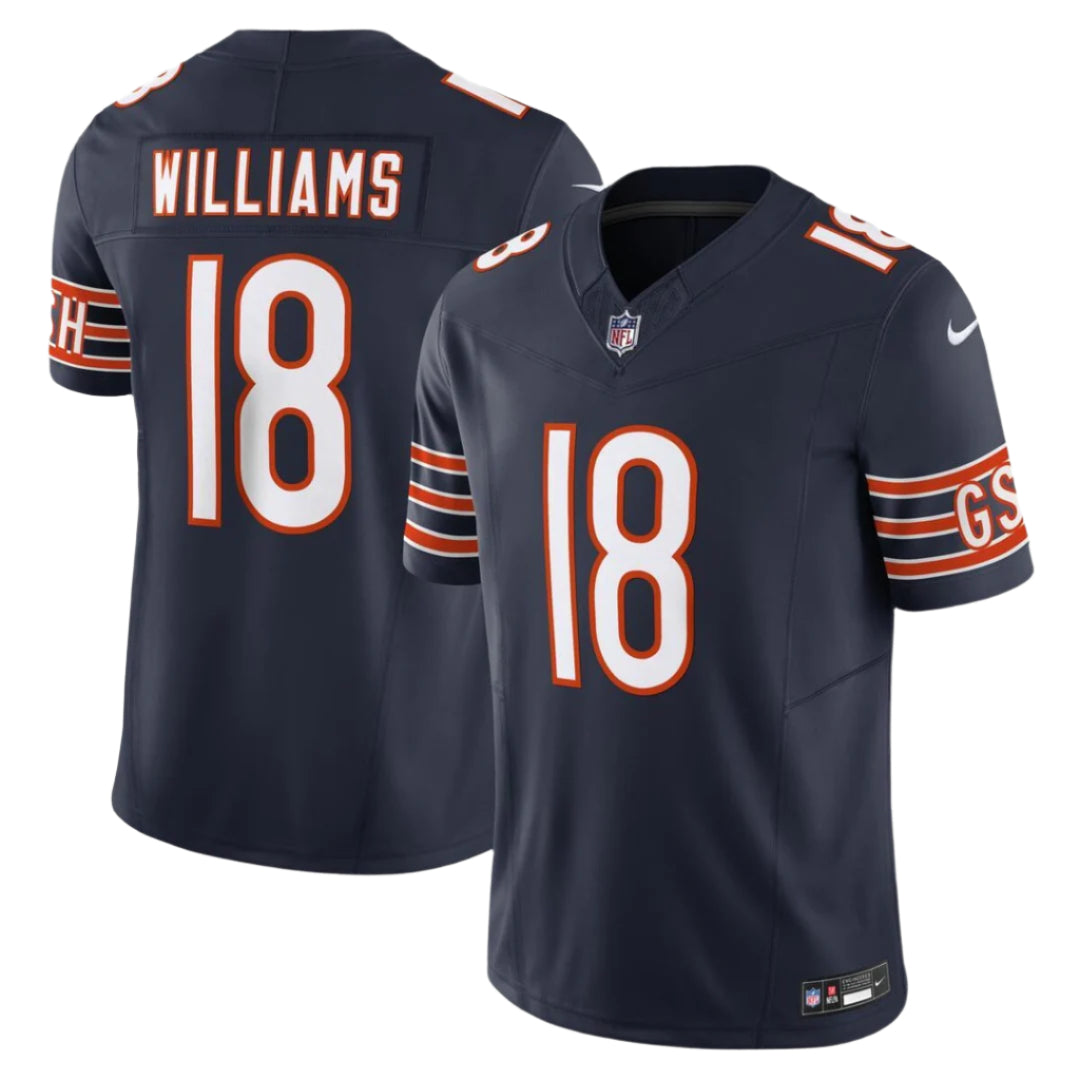 Nike Men's NFL Chicago Bears Caleb Williams Limited Jersey navy blue