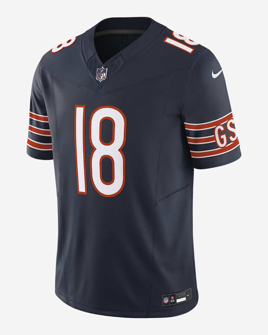 Nike Men's NFL Chicago Bears Caleb Williams Limited Jersey navy blue