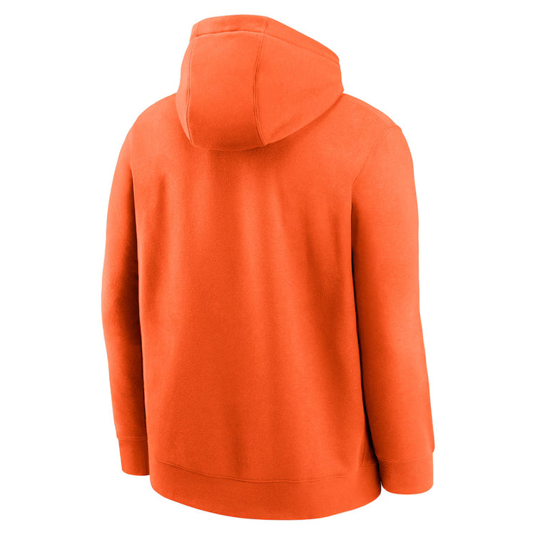 Nike Men's NFL Cleveland Browns Rewind Club Logo Hoodie orange