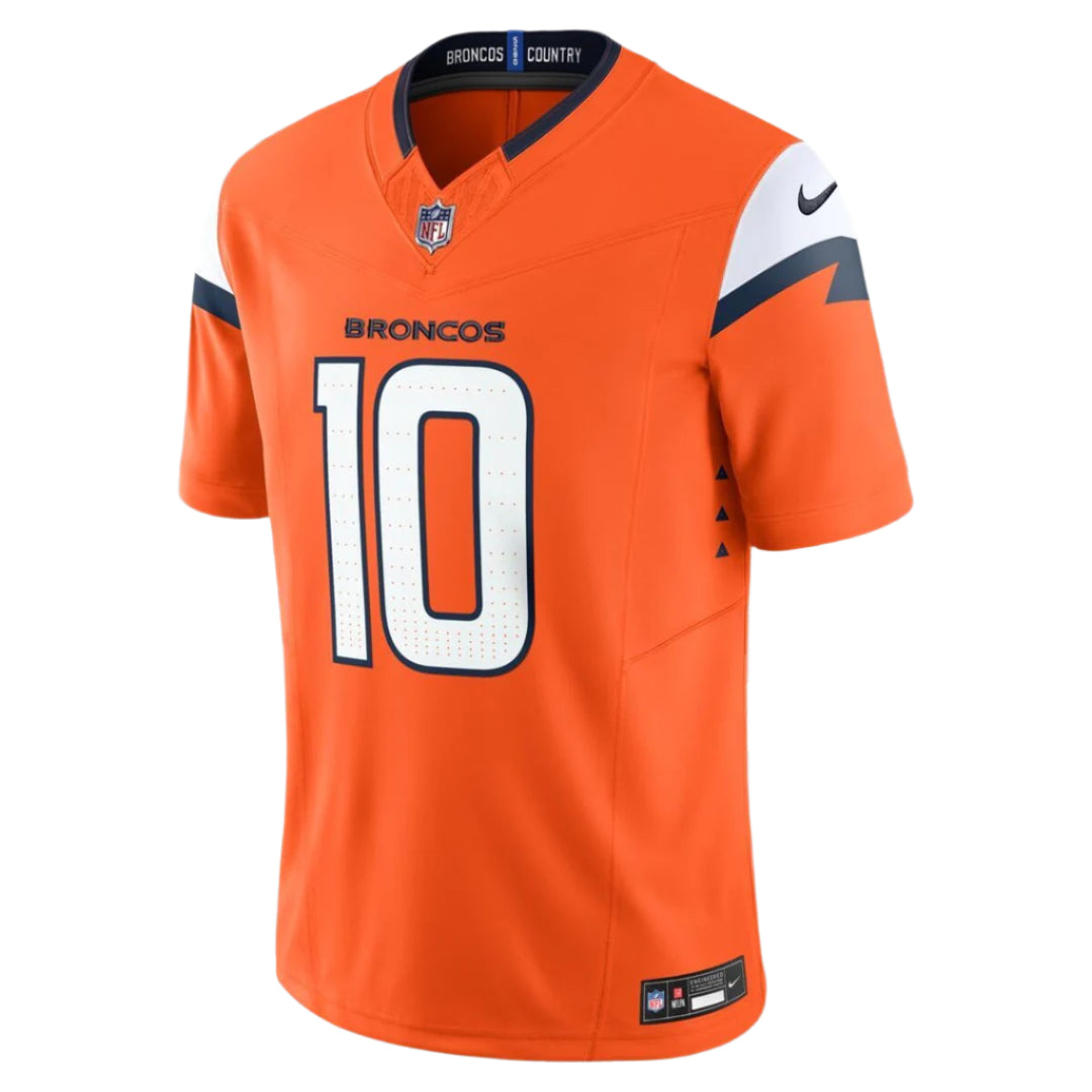 Nike Men's NFL Denver Broncos Bo Nix Limited Jersey home orange