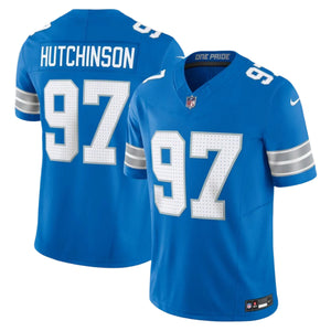 Nike Men's NFL Detroit Lions Aidan Hutchinson Limited Jersey blue