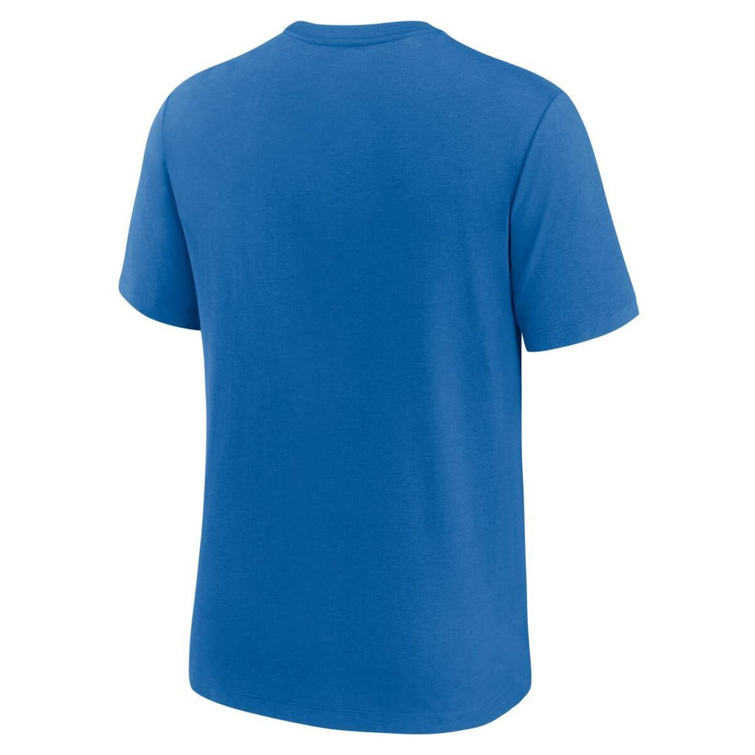 Nike Men's NFL Detroit Lions Rewind Tri-Blend T-Shirt blue