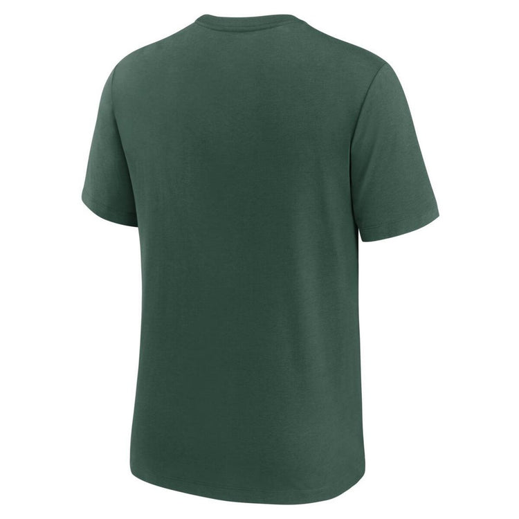 Nike Men's NFL Green Bay Packers Rewind Tri-Blend T-Shirt green