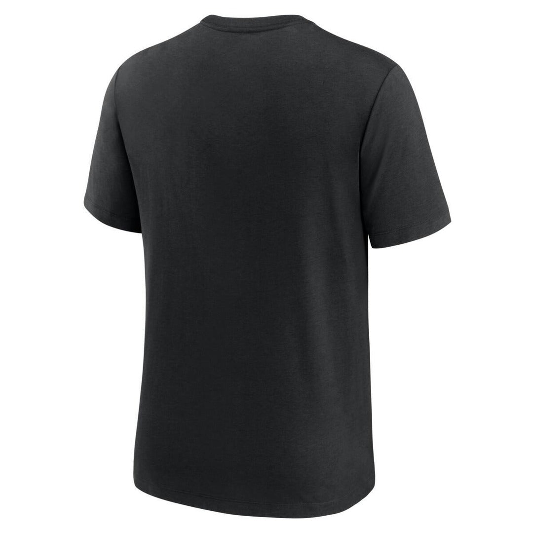 Nike Men's NFL Las Vegas Raiders Rewind Tri-Blend T-Shirt black