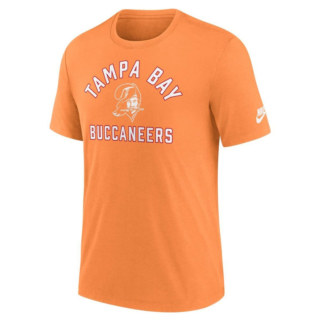 Nike Men's NFL Tampa Bay Buccaneers Rewind Tri-Blend T-Shirt orange