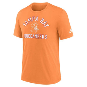 Nike Men's NFL Tampa Bay Buccaneers Rewind Tri-Blend T-Shirt orange