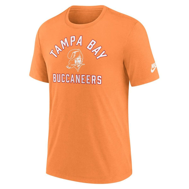 Nike Men's NFL Tampa Bay Buccaneers Rewind Tri-Blend T-Shirt orange