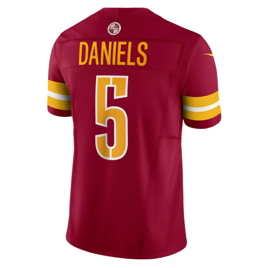 Nike Men's NFL Washington Commanders Jayden Daniels Limited Jersey burgundy red