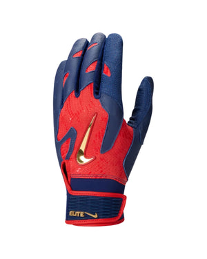 Nike Senior Alpha Elite 2.0 Batting Gloves navy/red