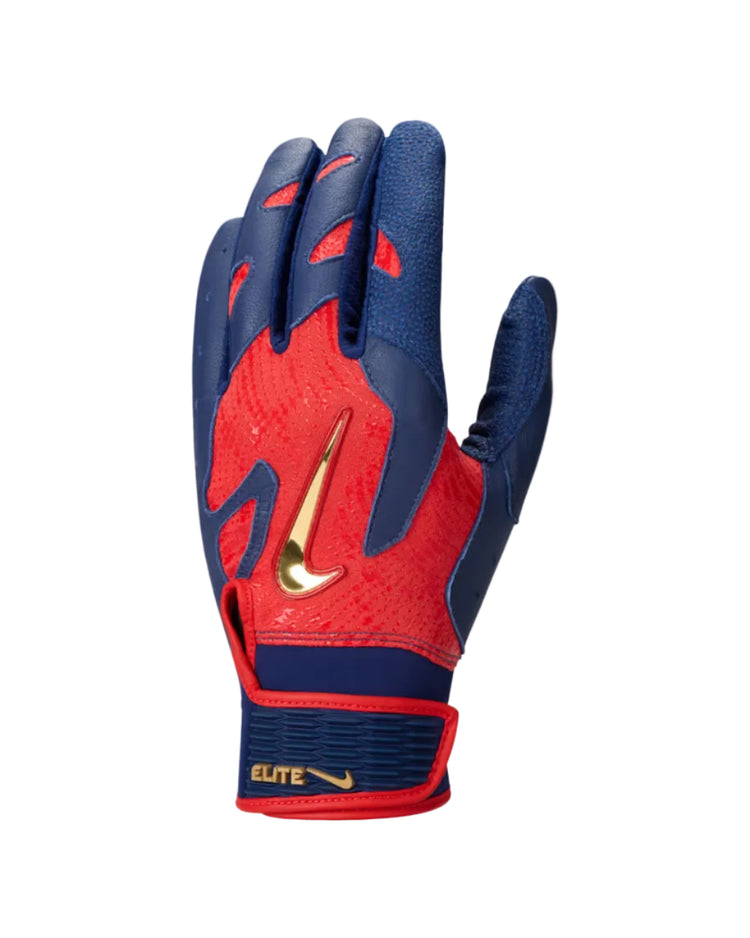Nike Senior Alpha Elite 2.0 Batting Gloves navy/red