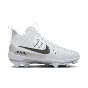 Nike Senior Alpha Menace Strong Football Cleats white