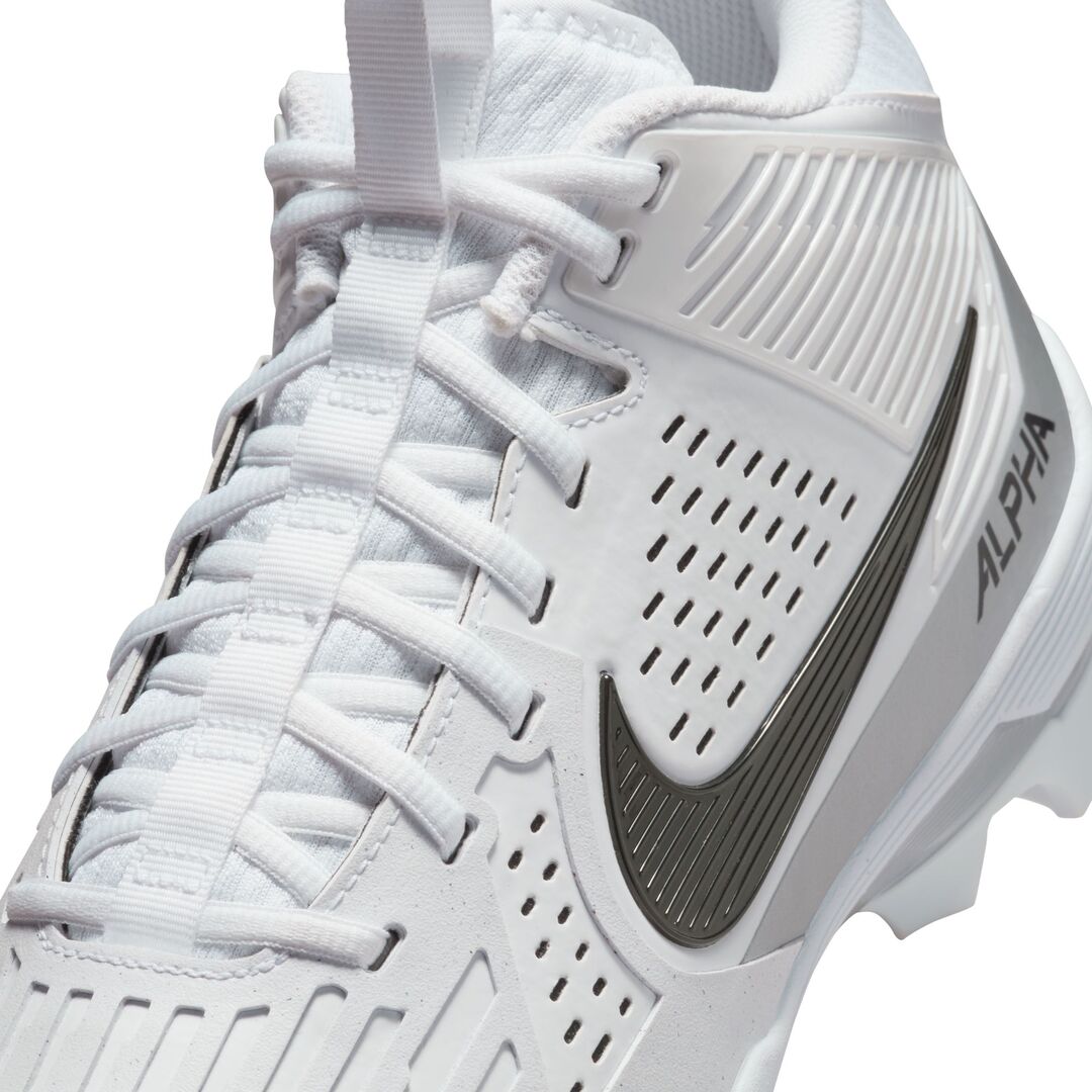 Nike Senior Alpha Menace Strong Football Cleats white