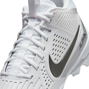 Nike Senior Alpha Menace Strong Football Cleats white