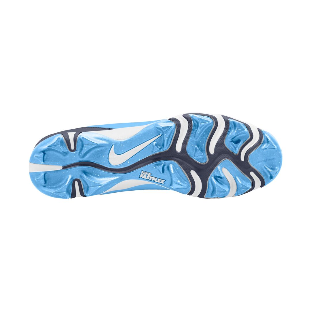 Nike Senior Diamond Clutch Rubber Baseball Cleats blue white